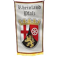 Rheinland Pfalz Germany 3x5 feet Flag Banner Vivid Color Double Stitched Brass Grommets (Rheinland Pfalz)