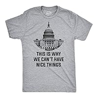 This is Why We Can't Have Nice Things T Shirt Funny Anti Capitol Political Tee