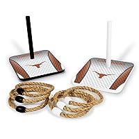 Wild Sports Solid Wood College Quoits Set with Direct Print HD Team Graphics – Tailgate Ring Toss Game – Great Gift for Any NCAA Fan! Ring Toss Family Outdoor Games for The Beach