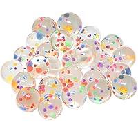 25 Bouncy Balls for Kids Party Favors | Colorful Jelly Bouncy Ball 27mm | Superball Small Rubber Balls for Kids