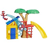 Spidey and his Amazing Friends Spidey Playground Playset, Includes 4-Inch Action Figure, Marvel Super Hero Toys for Kids 3 and Up