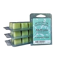 Our Own Candle Company Premium Wax Melt, Coconut Lime, 6 Cubes, 2.4 oz (4 Pack)