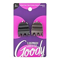 Goody Classics Mini Claw Clips - All Hair Types - Great for Easily Pulling Up Your Hair - Pain-Free Hair Accessories for Women, Men, Boys & Girls