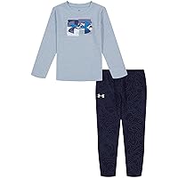 Under Armour Womens Outdoor Set, Cohesive Pants Or Shorts & Top Clothing Set, Harbor Blue, 3T US