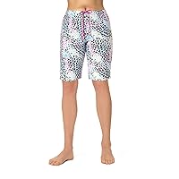 HUE Women’s Summer Vacation Pajama Separates, Soft, Whimsical Print PJs with Tropical Beach Themes, Flip Flops, Cocktails