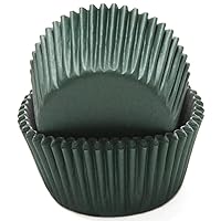 Chef Craft Classic Cupcake Liners, 50 Count, Dark Green