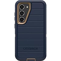 OtterBox Galaxy S23 (Only) - Defender Series Case - Blue Suede Shoes, Rugged & Durable - with Port Protection - Case Only - Microbial Defense Protection - Non-Retail Packaging