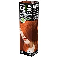 & Vitex Color Lux Semi-Permanent Hair Coloring Balm with Natural Oils, 100 ml (Shade 01, Cinnamon)