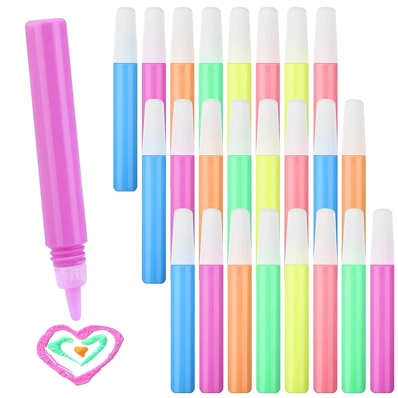 Mua Leumoi 24 Pieces Magic Puffy Pens for Kids 3D Puffy Paint Pens Fun  Popcorn Pen Art Safe Pen Print Bubble Pen Creative Markers for Girls  Greeting Birthday Cards DIY Project Drawing