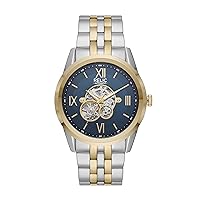 Relic by Fossil Men's Blaine Silver and Gold Two-Tone Alloy Metal Bracelet Automatic Watch (Model: ZR77330)