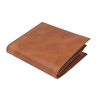 Slim Bifold Genuine Leather Wallet | 10 Card Slots | 3 ID Windows | 2 Money Compartments - Handmade Wallet for Mens