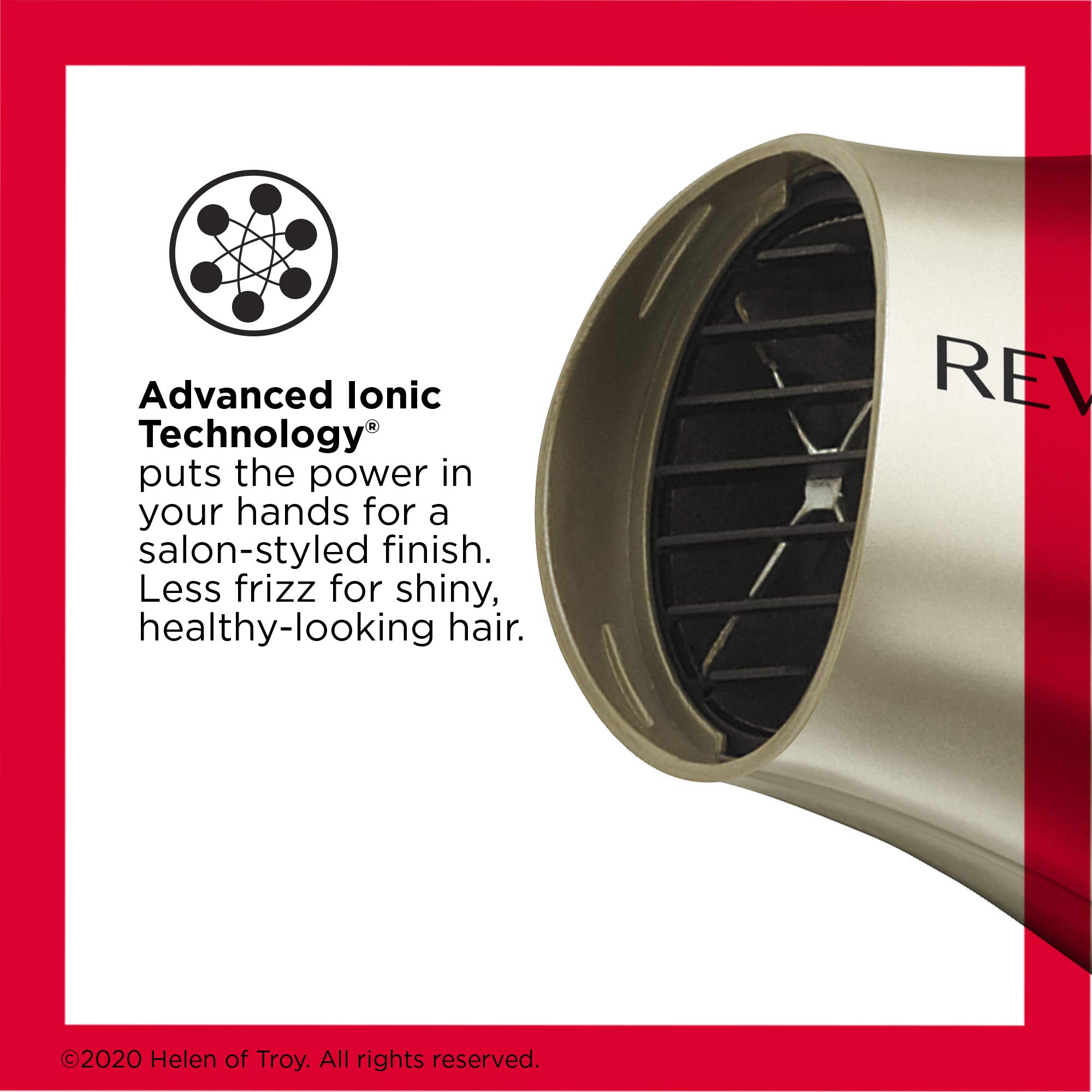 REVLON 1875W Compact Folding Handle Hair Dryer | Great for Travel
