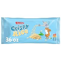 Malt-O-Meal Crispy Rice Cereal, Gluten Free Breakfast Cereal, 36 OZ Resealable Cereal Bag