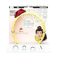 HairHalo The Adjustable Headband – Disney Princess Belle - Hairbands Made for Everyone - Individually Adapted to the Shape of the Head and Worn All Day with No Pain or Uncomfortable Pressure