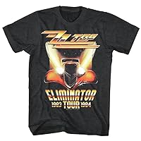 ZZ Top Rock Band Music Group Eliminator Tour 1983-84 Adult T-Shirt Tee