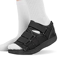 Post-op Shoe for Broken Foot or Toe | Medical/Surgical Walking Shoe Cast Boot, Stress Fracture Brace & Orthopedic Sandal with Hard Sole (Medium - Male)