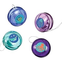 Assorted Color Translucent Underwater Mini Yo-Yo High Count Favor - 1.25