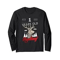 Hunter Birthday or 1 years old and still Hunting Long Sleeve T-Shirt