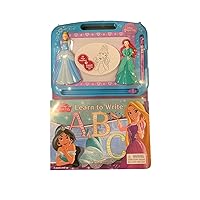 Disney Learning Etch Magnetic Board and Book Combo w/ 22 Page Story Book & Magnetic Drawing Kit, 3 Years and Up, Its Easy and Fun Princess Learn to Write