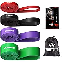 WHATAFIT Resistance Bands, Exercise Bands，Resistance Bands for Working Out, Work Out Bands with Handles for Men and Women Fitness, Strength Training Home Gym Equipment