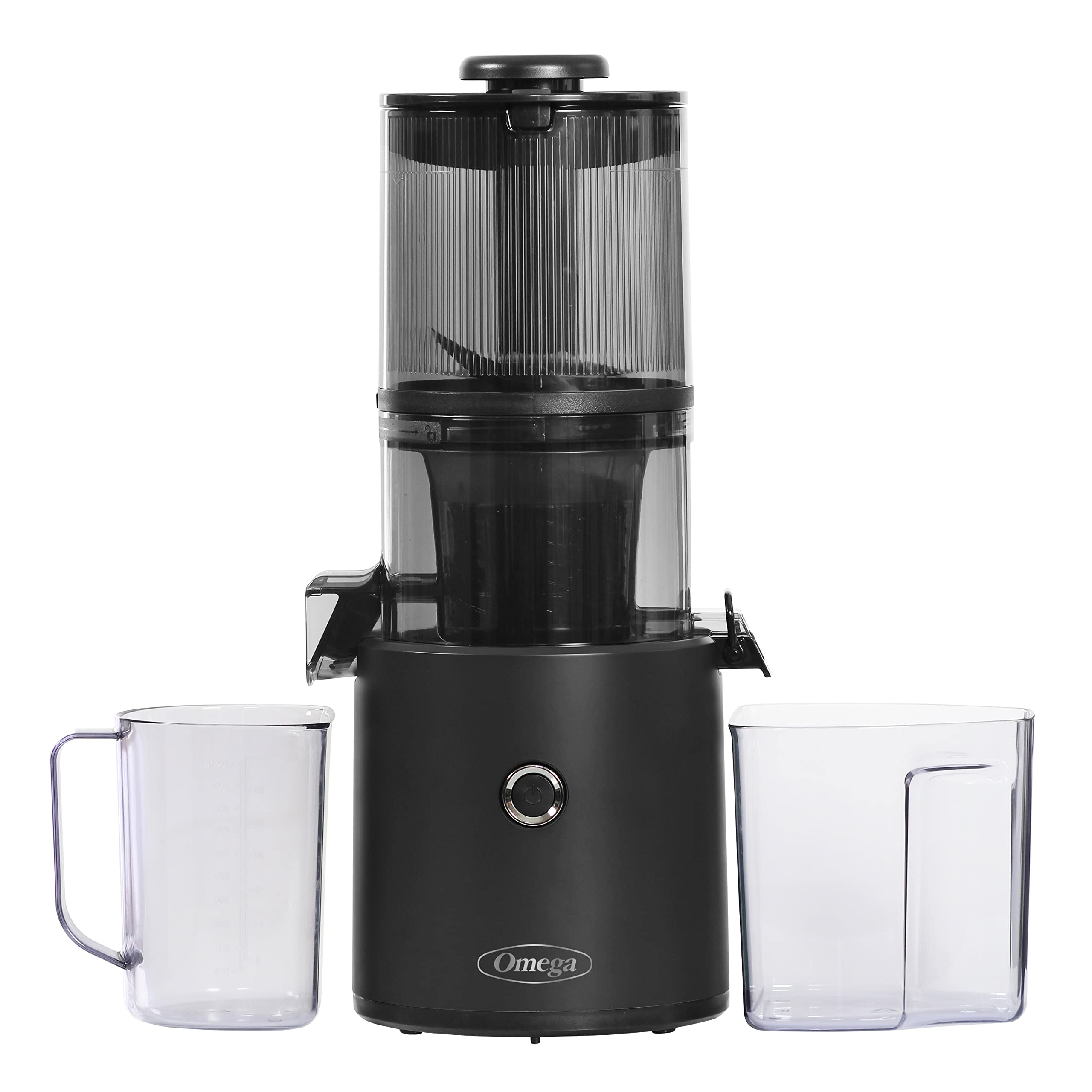 Omega Juicer JC2022BK11 Slow Masticating Cold Press Vegetable and Fruit Juice Extractor Effortless Series for Batch Juicing with Extra Large Hopper for No-Prep, 68-Ounce Capacity, 150-Watts, Black