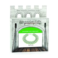 Weave Got Maille Japanese Chain Maille Bracelet Kit-Irish Lace, Shamrock/Silver, 8.5 inches