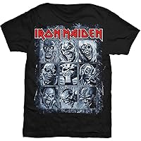 Iron Maiden Men's Nine Eddies T-shirt X-Large Black