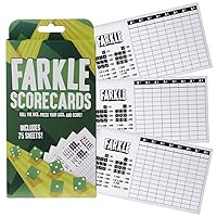 Farkle Game Replacement Scorecards - Large 75 Page Booklet!
