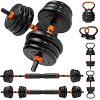 Adjustable Dumbbells Weights Set 20lbs/33lbs/44lbs for Indoor Workout Dumbbell Weight Barbell Perfect for Bodybuilding Fitness Lifting Training Home Gym Equipment