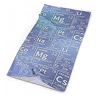 Table of Chemical Elements Unisex Neck Gaiter Face Cover Scarf Seamless Bandanas Face Mask for Cycling Hiking