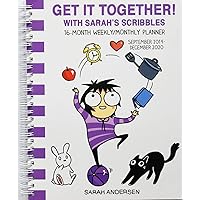 Sarah's Scribbles 16-Month 2019-2020 Monthly/Weekly Planner Calendar