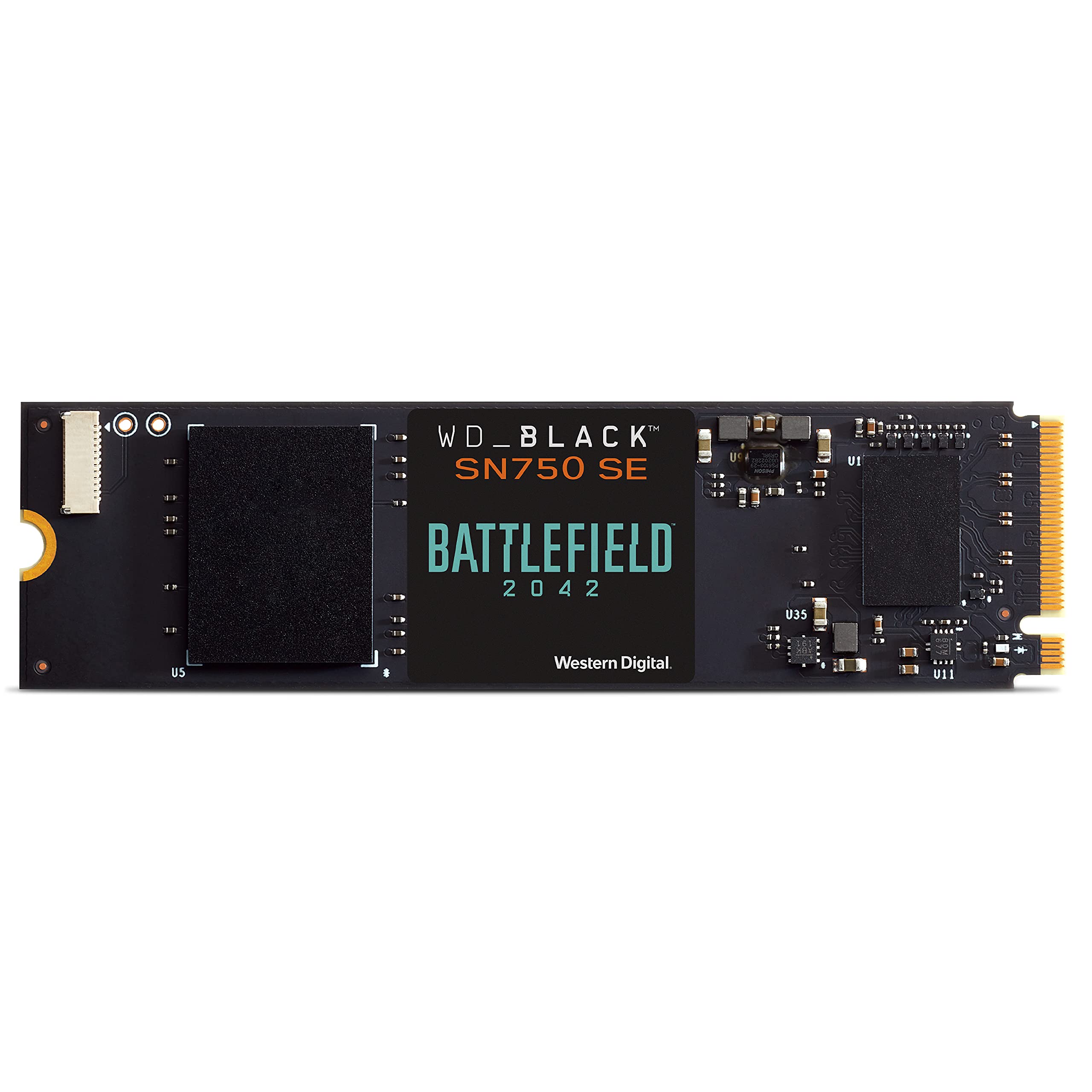 WD_BLACK 1TB SN750 SE NVMe SSD with Battlefield 2042 Game Code Bundle - Gen4 PCle, Internal Gaming SSD Solid State Drive, M.2 2280, Up to 3,600 MB/s - WDBB9J0010BNC-NRSN