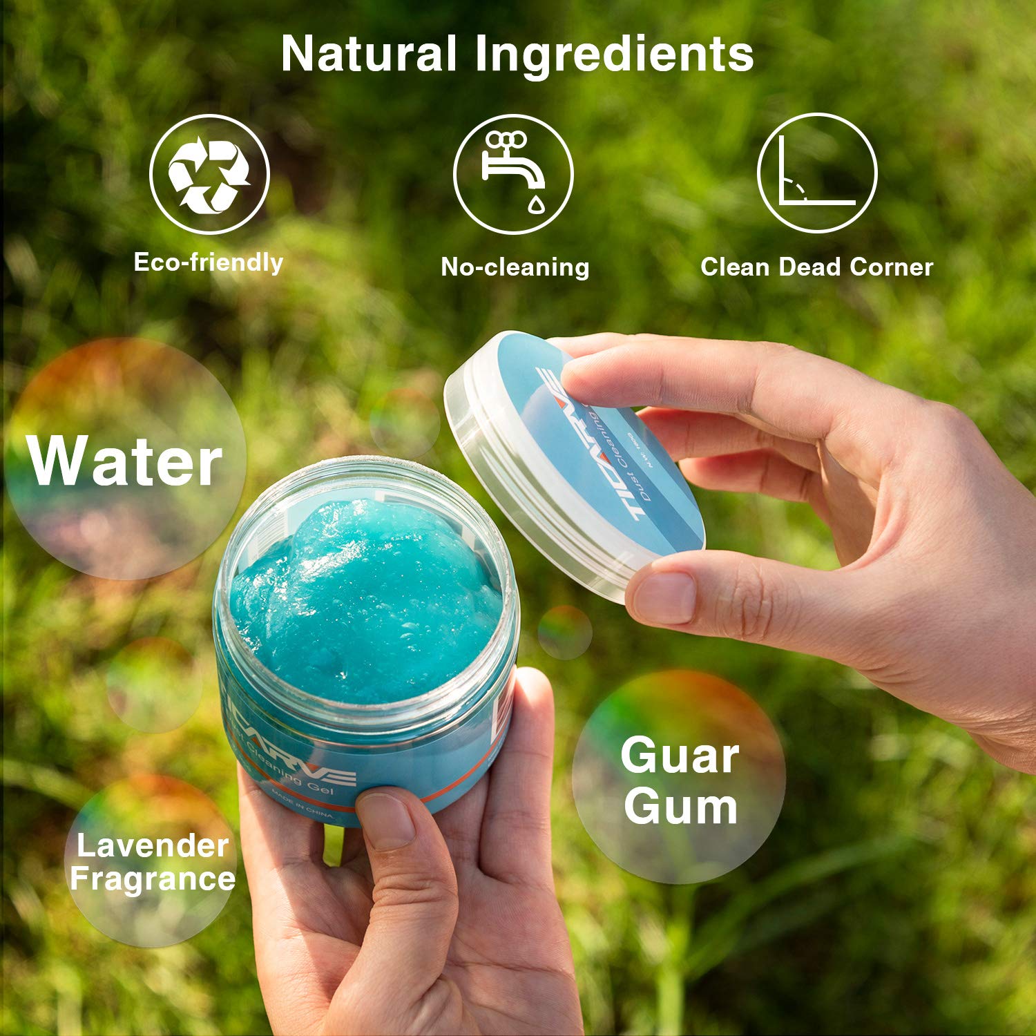 TICARVE Cleaning Gel for Car Detail Tools Car Cleaning Automotive Dust Air Vent Interior Detail Putty Universal Dust Cleaner for Auto Laptop Car Slime Cleaner