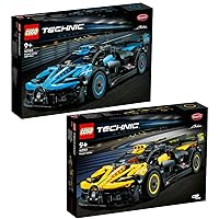 Toy Building Block Set of 2: 42162 Bugatti Bolide Agile Blue, 42151 Bugatti-Bolide (108 months and up, 2 pieces)