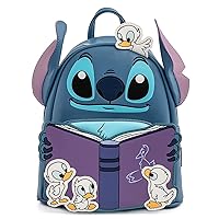 Loungefly Lilo & Stitch Story Time Mini Backpack Blue