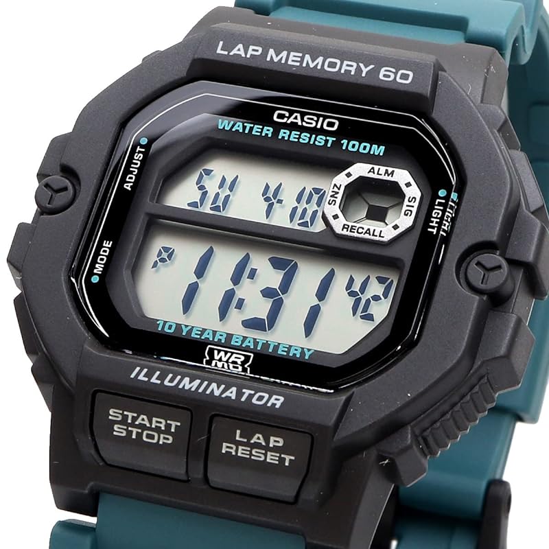 Mua Casio WS-1400H Series Sports Gear Digital Men's Watch, 60 Lap Memory  Function, Overseas Model, Black x Blue Green WS-1400H-3AV trﾃｪn Amazon Nh蘯ｭt  chﾃｭnh hﾃ｣ng 2023 Giaonhan247