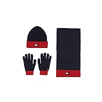 Tommy Hilfiger mens Beanie, Scarf and Glove SetWinter Accessory Set