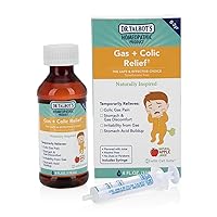 Gas + Colic Relief Liquid Medicine, Naturally Inspired, for Infants, Includes Syringe, Apple Juice Flavor, 4 Fl Oz