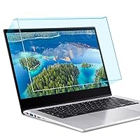 F FORITO 14 Inch Blue Light Blocking Laptop Screen Protector Panel, Eye Protection Hanging Type Acrylic Panel Compatible with All 14