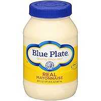 Blue Plate Real Mayonnaise, Homestyle Mayo For Chicken Salad to Deviled Eggs, 30 Fl Oz (Pack of 1)