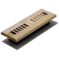 Decor Grates WML210-N Floor Register, 2-Inch by 10-Inch, Natural Maple