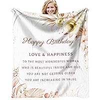 Birthday Gifts for Women, Women Birthday Gift Ideas Throw Blankets 60
