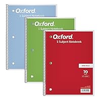 Oxford 1-Subject Notebooks, 8