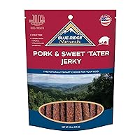 Blue Ridge Naturals Pork Sweet Potato Jerky Dog Treats, 12 oz.