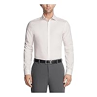Calvin Klein Men's Dress Shirt Non Iron Stretch Slim Fit Check