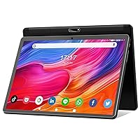 Tablet 10.1 inch Android 11 Tablet 2023 Latest Update Octa-Core Processor with 64GB Storage, Dual 13MP+5MP Camera, WiFi, Bluetooth, GPS, 128GB Expand Support, IPS Full HD Display (Black)