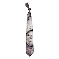 Eagles Wings Men's Finely Crafted Inspirational Necktie - Forsake You Joshua 1:5