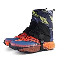 Pilipane Sandproof Leg Trail Gaiters,Running Gaiters, Leg Hiking Gaiters, Waterproof Snow Boot Guard Shoe Cover Lightweight Breathable for Men Women Camping, Walking, Hunting, Mountain Climbing