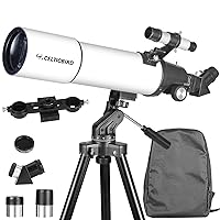 Celticbird 80x600mm AZ Telescope, Travel Telescopes for Adults Astronomy, Telescopio for Beginners,Kids with Backpack, Moon Filter, Phone Adapter