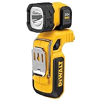 DEWALT 20V MAX LED Work Light, Magnetic, Freestanding and Clip-On, Bare Tool Only (DCL044)